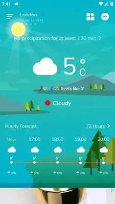 Weather Forecast android App screenshot 2