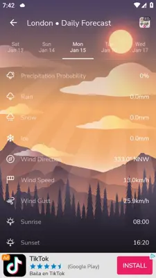 Weather Forecast android App screenshot 8